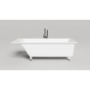 Встраиваемая ванна S-Sense CASCATA 180x80 Глянцевая 104213G Salini