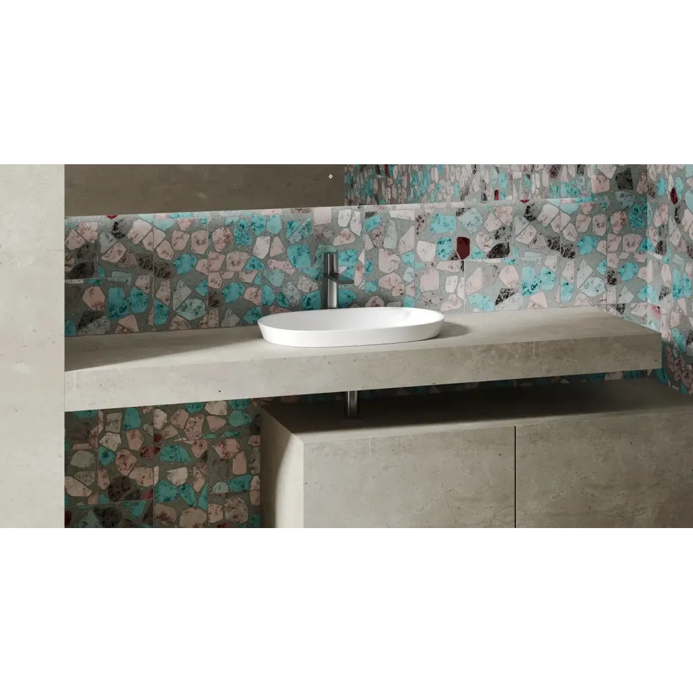Полувстраиваемая раковина S-Sense MAREA 01 Глянцевая 1802101G Salini