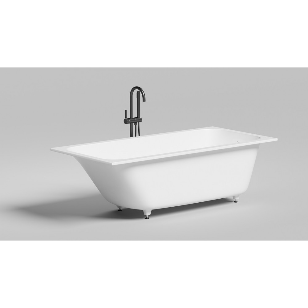 Встраиваемая ванна S-Sense ORLANDA KIT 170х80 Глянцевая 102116G Salini