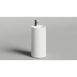 Напольная раковина S-Sense ARMONIA ROUND TOP 01 Глянцевая 130411TG Salini