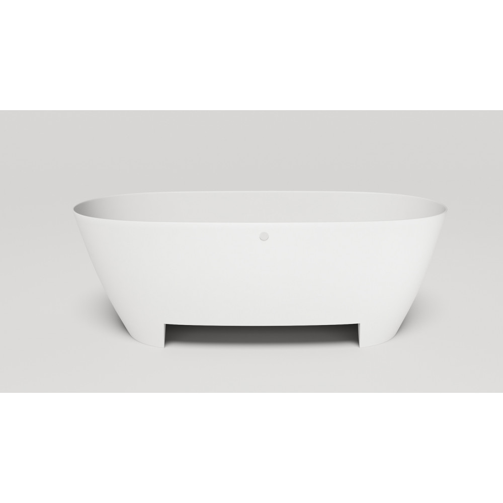 Отдельностоящая ванна S-Sense SOFIA LIGHT с переливом Глянцевая 103711G Salini