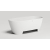 Отдельностоящая ванна S-Sense SOFIA LIGHT с переливом Глянцевая 103711G Salini