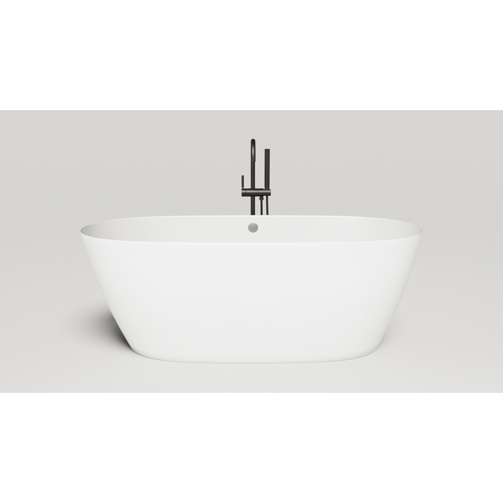 Отдельностоящая ванна S-Sense SOFIA LIGHT с переливом Глянцевая 103711G Salini