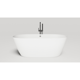 Отдельностоящая ванна S-Sense SOFIA LIGHT с переливом Глянцевая 103711G Salini