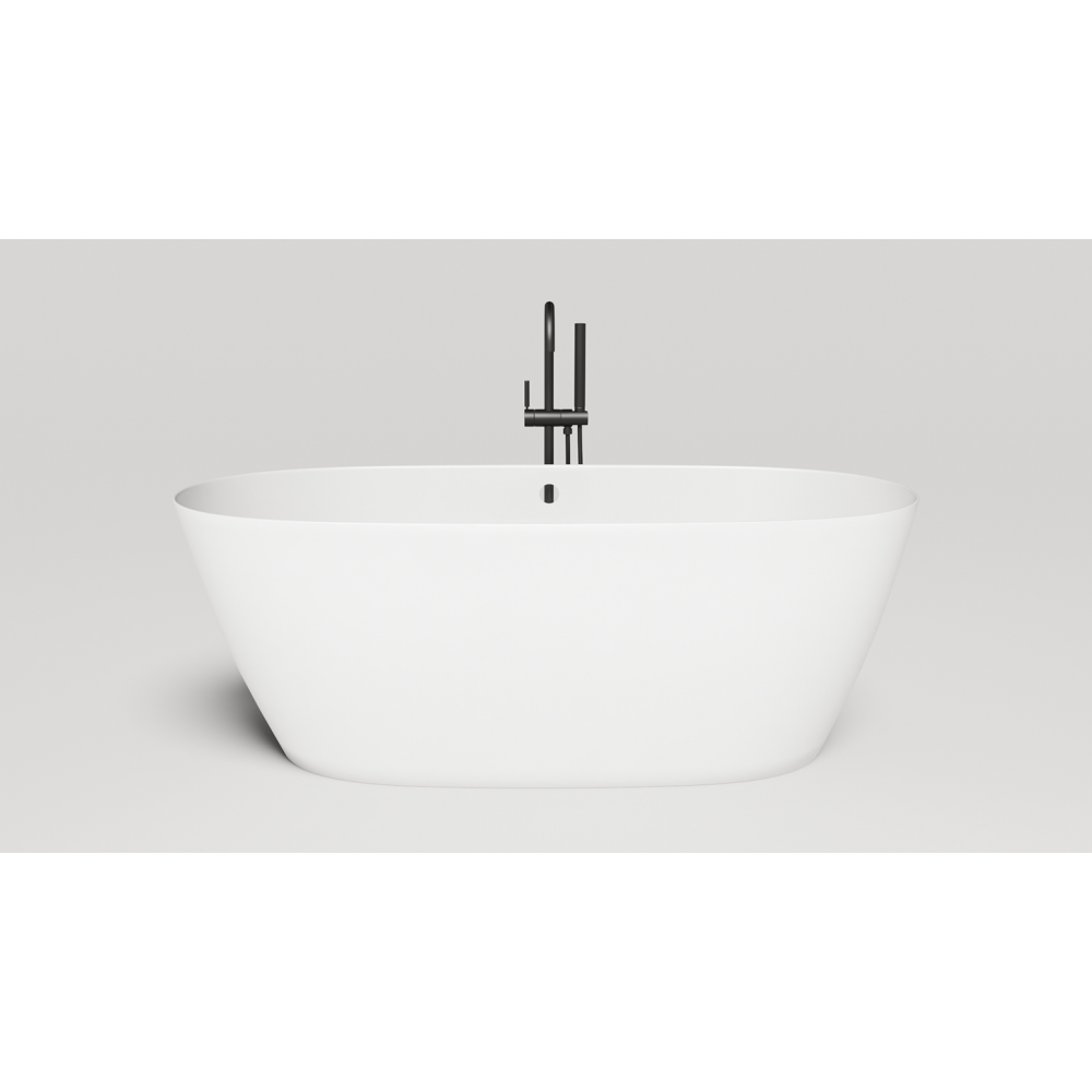 Отдельностоящая ванна S-Sense SOFIA LIGHT с переливом Глянцевая 103711G Salini