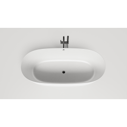 Отдельностоящая ванна S-Sense SOFIA LIGHT с переливом Глянцевая 103711G Salini