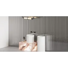 Накладная раковина S-Sense ARMONIA ROUND 03 Глянцевая 130413G Salini