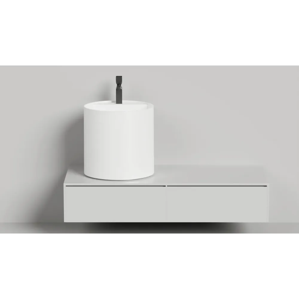 Накладная раковина S-Sense ARMONIA ROUND TOP 03 Глянцевая 130413TG Salini