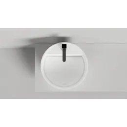 Накладная раковина S-Sense ARMONIA ROUND TOP 03 Глянцевая 130413TG Salini