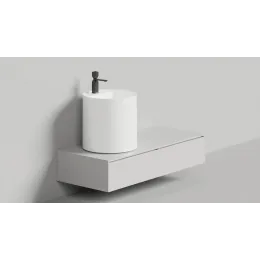 Накладная раковина S-Sense ARMONIA ROUND TOP 03 Глянцевая 130413TG Salini