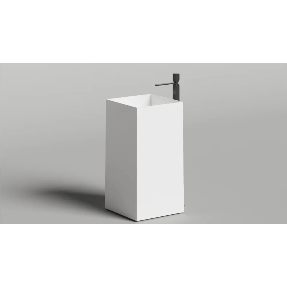 Напольная раковина S-Sense ARMONIA SQUARE 01 Глянцевая 130511G Salini