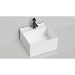 Накладная раковина S-Sense ARMONIA SQUARE TOP 02 Глянцевая 130512TG Salini