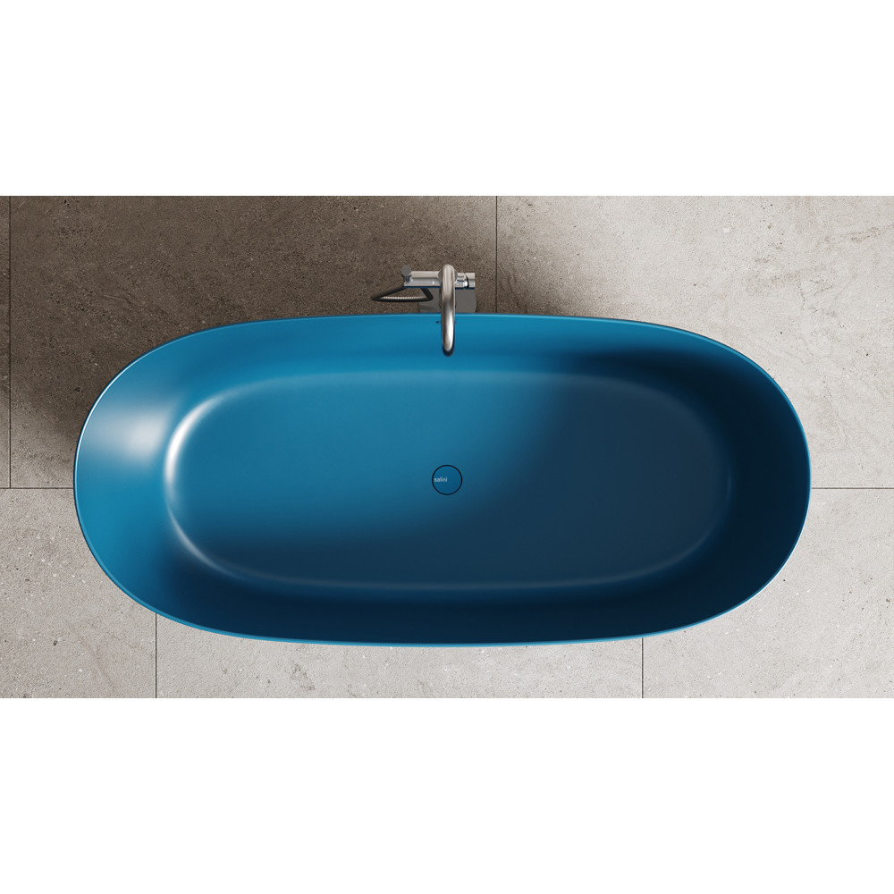 Отдельностоящая ванна S-Sense SOFIA LIGHT с переливом Глянцевая 103711G Salini