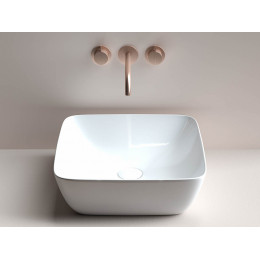 Умывальник чаша FORM накладная квадратная 420x420x145мм