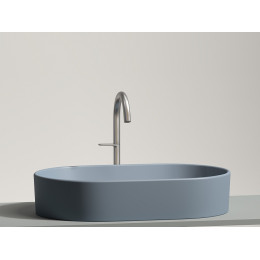 Умывальник чаша накладная овальная (цвет Серо-x