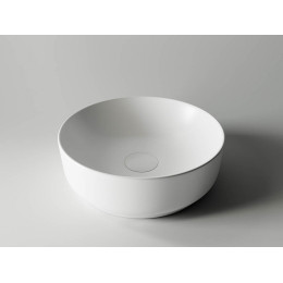 Умывальник чаша накладная круглая (цвет Белый Матовый) Element 355x355x125мм