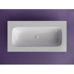 Раковина накладная мебельная CERAMICANOVA Grace прямоугольная 910x457x137 без отверстия под смеситель цвет белый CN7019Wx