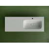 Раковина накладная мебельная CERAMICANOVA Grace прямоугольная 1210x457x137 с чашей справа и отверстием под смеситель цвет белый CN7021