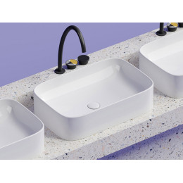 Умывальник чаша накладная прямоугольная Element 605x380x150мм