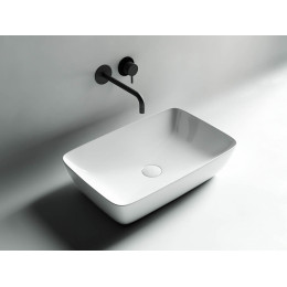 Умывальник чаша FORM накладная прямоугольная 590x400x145мм