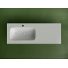 Раковина накладная мебельная CERAMICANOVA Grace прямоугольная 1210x457x137 с чашей слева и отверстием под смеситель цвет белый CN7020