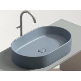 Умывальник чаша накладная овальная (цвет Серо-x