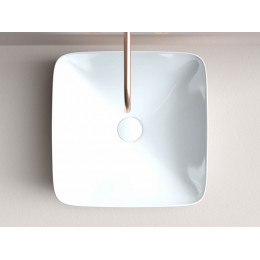 Умывальник чаша FORM накладная квадратная 420x420x145мм