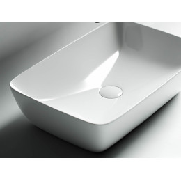 Умывальник чаша FORM накладная прямоугольная 590x400x145мм
