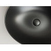 Умывальник чаша накладная овальная (цвет Черный Матовый) Element 520x395x130мм