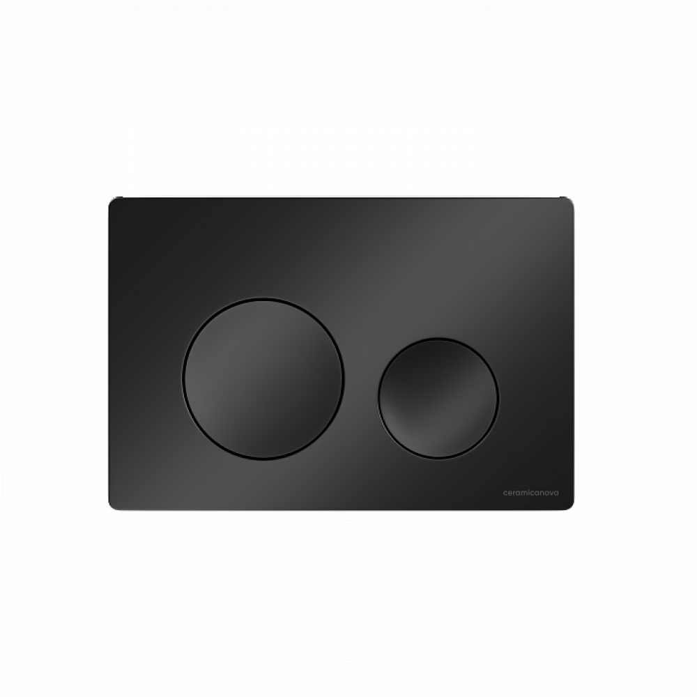 Кнопка смыва Balance, клавиши Circle, цвет черный матовый, арт. CN12-001MB