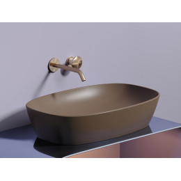 Умывальник чаша накладная овальная (цвет Темно-x