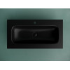 Раковина накладная мебельная CERAMICANOVA Grace прямоугольная 910x457x137 с отверстием под смеситель цвет черный матовый CN7019MB