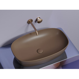 Умывальник чаша накладная овальная (цвет Темно-x
