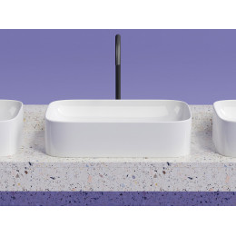 Умывальник чаша накладная прямоугольная Element 605x380x150мм