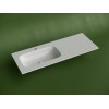 Раковина накладная мебельная CERAMICANOVA Grace прямоугольная 1210x457x137 с чашей слева и отверстием под смеситель цвет белый CN7020