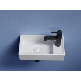 Умывальник подвесной прямоугольный (чаша слева, отверстие под смеситель справа) Element 407x217x100