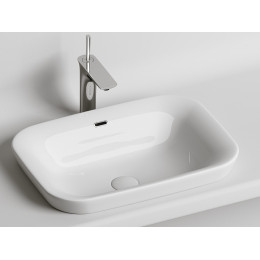 Умывальник прямоугольный встраиваемый сверху в столешницу Element 580x400x150мм