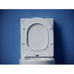 Напольный пристенный унитаз Metropol смыв Торнадо белый CN4001T