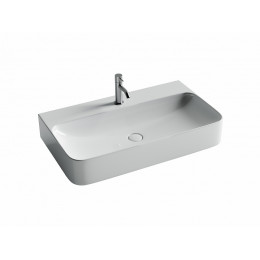 Умывальник AURA с 1 отверстием для смесителя, без перелива 800x470x135мм