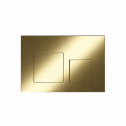 Кнопка смыва Balance, клавиши Square, брашированное золото (CN12-002BG)