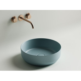 Умывальник чаша накладная круглая (цвет Зеленый Матовый) Element 390x390x120мм