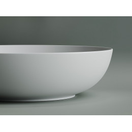 Умывальник чаша накладная овальная (цвет Белый Матовый) Element 520x395x130мм