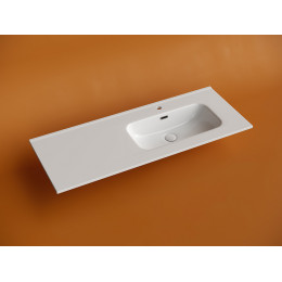 Раковина накладная мебельная Element, чаша справа, с отверстием под смеситель,  1210x465x180 мм, цвет белый,  CN7006R