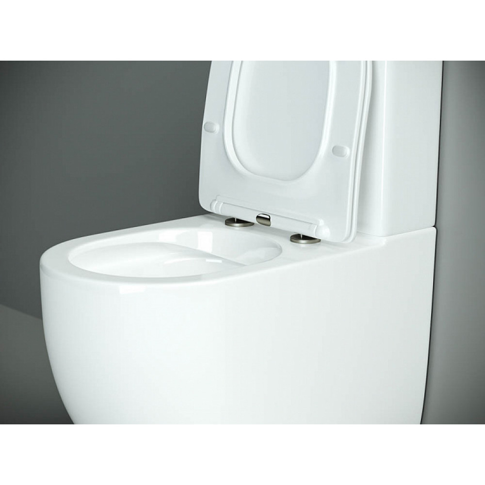 Напольный пристенный унитаз Metropol Rimless
