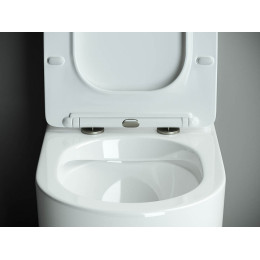 Напольный пристенный унитаз Metropol Rimless