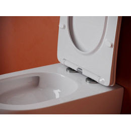 Подвесной унитаз CERAMICANOVA Uno смыв Торнадо 490x360x360 белый