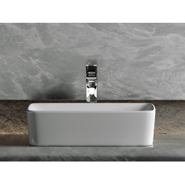 Умывальник чаша накладная прямоугольная Element 480x370x130мм