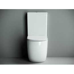 Напольный пристенный унитаз Metropol Rimless