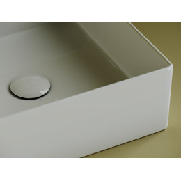 Раковина накладная квадратная 361x361x130, цвет белый, арт.СN6068