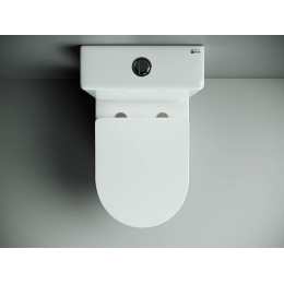 Напольный пристенный унитаз Metropol Rimless